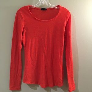 ⭐️ Gap Orange Longsleeve Basic Shirt Size XS ⭐️